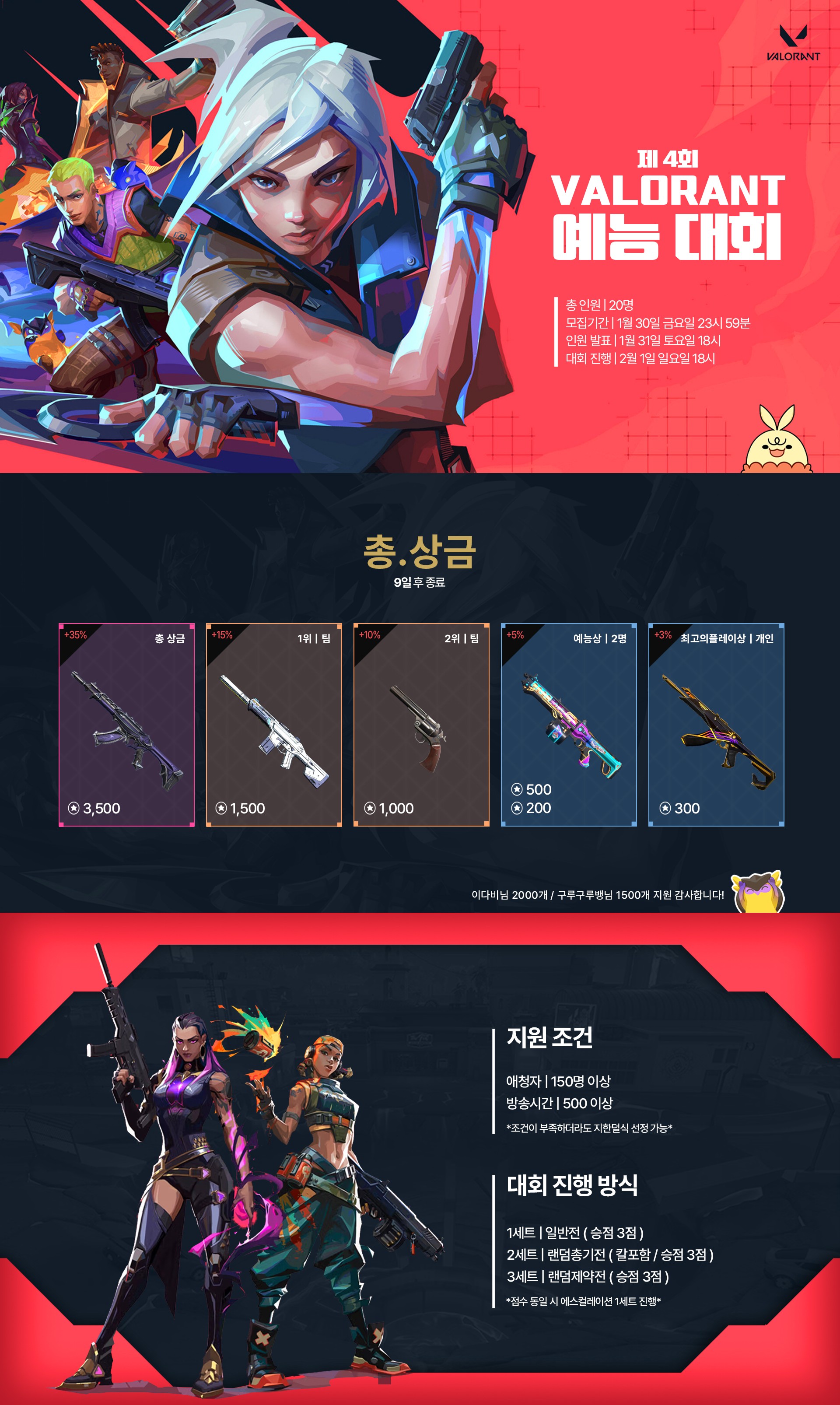 제 4회 발로란트 예능 대회